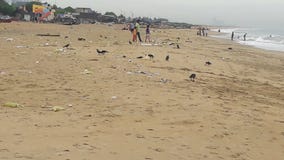 Παραλία Chennai στοκ φωτογραφία Παραλία Chennai στοκ φωτογραφία