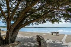Παραλία κοντά σε jard-sur-Mer, vendee, Γαλλία Στοκ Φωτογραφίες Παραλία κοντά σε jard-sur-Mer, vendee, Γαλλία Στοκ Φωτογραφίες