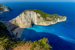 Παραλία της Ζάκυνθου Navagio στοκ εικόνες Παραλία της Ζάκυνθου Navagio στοκ εικόνες