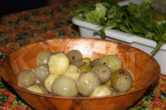 Πατάτα με το vinaigrette στοκ εικόνες με δικαίωμα ελεύθερης χρήσης Πατάτα με το vinaigrette στοκ εικόνες με δικαίωμα ελεύθερης χρήσης