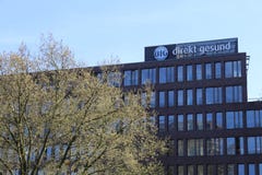 Περιοχή του Ντόρτμουντ, Ρουρ, North Rhine-$l*Westphalia, Γερμανία - 16 Απριλίου 2018: Γερμανικό άμεσο gesund ` Bundesinnungskrank στοκ φωτογραφίες με δικαίωμα ελεύθερης χρήσης Περιοχή του Ντόρτμουντ, Ρουρ, North Rhine-$l*Westphalia, Γερμανία - 16 Απριλίου 2018: Γερμανικό άμεσο gesund ` Bundesinnungskrank στοκ φωτογραφίες με δικαίωμα ελεύθερης χρήσης