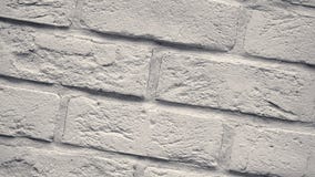 Περιστροφή των άσπρων διακοσμητικών τούβλων για το σπίτι Υπόβαθρο πλινθοδομής Φραγμός αριθμού απόθεμα βίντεο Περιστροφή των άσπρων διακοσμητικών τούβλων για το σπίτι Υπόβαθρο πλινθοδομής Φραγμός αριθμού απόθεμα βίντεο