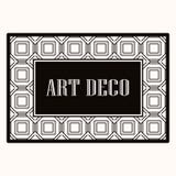 Πλαίσιο συνόρων του Art Deco απεικόνιση αποθεμάτων Πλαίσιο συνόρων του Art Deco απεικόνιση αποθεμάτων