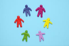 Πολυ Ñ οι αριθμοί plasticine των ανθρώπων Φυλετικές ποικιλομορφία και ισότητα των ανθρώπων στον κόσμο στοκ φωτογραφία Πολυ Ñ οι αριθμοί plasticine των ανθρώπων Φυλετικές ποικιλομορφία και ισότητα των ανθρώπων στον κόσμο στοκ φωτογραφία