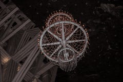 Πολυέλαιος στο αλατισμένο ορυχείο Wieliczka στην πόλη Wieliczka, νότια Πολωνία στοκ εικόνα Πολυέλαιος στο αλατισμένο ορυχείο Wieliczka στην πόλη Wieliczka, νότια Πολωνία στοκ εικόνα