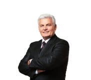 Πορτρέτο του επιτυχούς ώριμου επιχειρηματία, στο άσπρο υπόβαθρο στοκ εικόνα με δικαίωμα ελεύθερης χρήσης Πορτρέτο του επιτυχούς ώριμου επιχειρηματία, στο άσπρο υπόβαθρο στοκ εικόνα με δικαίωμα ελεύθερης χρήσης