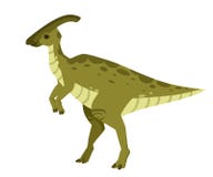 Πράσινο parasaurolophus Χαριτωμένος δεινόσαυρος, σχέδιο κινούμενων σχεδίων Επίπεδη απεικόνιση που απομονώνεται στο άσπρο υπόβαθρο διανυσματική απεικόνιση Πράσινο parasaurolophus Χαριτωμένος δεινόσαυρος, σχέδιο κινούμενων σχεδίων Επίπεδη απεικόνιση που απομονώνεται στο άσπρο υπόβαθρο διανυσματική απεικόνιση