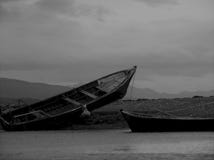 Προσαραγμένα αλιευτικά σκάφη στοκ φωτογραφίες Προσαραγμένα αλιευτικά σκάφη στοκ φωτογραφίες