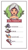 Προσοχή χεριών, μανικιούρ, λουτρό, SPA και μασάζ, διανυσματικό πρότυπο για απεικόνιση αποθεμάτων Προσοχή χεριών, μανικιούρ, λουτρό, SPA και μασάζ, διανυσματικό πρότυπο για απεικόνιση αποθεμάτων