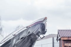 Προστασία της κουκούλας για να συντηρήσει το επίστρωμα χρωμάτων εργοσ στοκ εικόνα Προστασία της κουκούλας για να συντηρήσει το επίστρωμα χρωμάτων εργοσ στοκ εικόνα