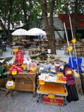 Πρώτη αγορά που πωλεί για τη στρατοπέδευση από την Ταϊλάνδη στοκ φωτογραφία Πρώτη αγορά που πωλεί για τη στρατοπέδευση από την Ταϊλάνδη στοκ φωτογραφία