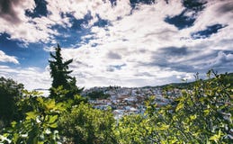 Πόλη Skiathos στην Ελλάδα στοκ εικόνες Πόλη Skiathos στην Ελλάδα στοκ εικόνες