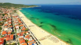 Πόλη στην παραλία απόθεμα βίντεο Πόλη στην παραλία απόθεμα βίντεο
