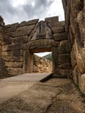 Πύλη λιονταριών Mycenae, Αργολίδα, πολιτισμός ηλικίας χαλκού στοκ εικόνες Πύλη λιονταριών Mycenae, Αργολίδα, πολιτισμός ηλικίας χαλκού στοκ εικόνες