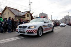 Ρουμανική αστυνομία παρελάσεων εθνικής μέρας στρατιωτική vehicule στοκ εικόνες Ρουμανική αστυνομία παρελάσεων εθνικής μέρας στρατιωτική vehicule στοκ εικόνες