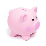 Ρόδινη κεραμική piggy τράπεζα, που απομονώνεται στο άσπρο υπόβαθρο στοκ εικόνα Ρόδινη κεραμική piggy τράπεζα, που απομονώνεται στο άσπρο υπόβαθρο στοκ εικόνα