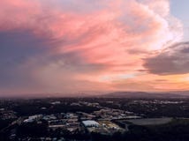 Ρόδινοι ουρανοί στοκ εικόνα Ρόδινοι ουρανοί στοκ εικόνα