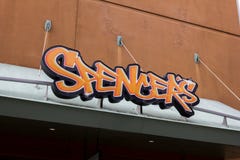 Σημάδι μαγαζί λιανικής πώλησης Spener στοκ εικόνες Σημάδι μαγαζί λιανικής πώλησης Spener στοκ εικόνες