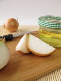 Σιρόπι κρεμμυδιών Στοκ Φωτογραφία Σιρόπι κρεμμυδιών Στοκ Φωτογραφία