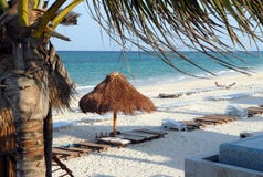 σκηνή του Μεξικού mayakoba παραλ στοκ εικόνες σκηνή του Μεξικού mayakoba παραλ στοκ εικόνες