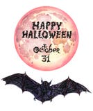 Σκοτεινά ρόπαλα & x22 Ευτυχές Halloween& x22 ελεύθερη απεικόνιση δικαιώματος Σκοτεινά ρόπαλα & x22 Ευτυχές Halloween& x22 ελεύθερη απεικόνιση δικαιώματος