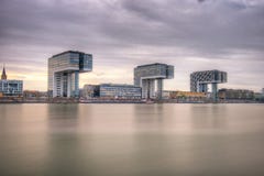 Σπίτια γερανών Kranhaus, Κολωνία Γερμανία στοκ φωτογραφία Σπίτια γερανών Kranhaus, Κολωνία Γερμανία στοκ φωτογραφία