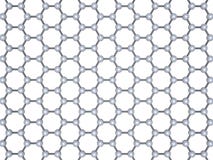 Στρώμα Graphene, τοπ άποψη Εξαγωνικό δικτυωτό πλέγμα απεικόνιση αποθεμάτων Στρώμα Graphene, τοπ άποψη Εξαγωνικό δικτυωτό πλέγμα απεικόνιση αποθεμάτων
