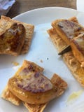 συκώτι χήνων ψητού σε μια φραντζόλα στοκ φωτογραφία με δικαίωμα ελεύθερης χρήσης συκώτι χήνων ψητού σε μια φραντζόλα στοκ φωτογραφία με δικαίωμα ελεύθερης χρήσης