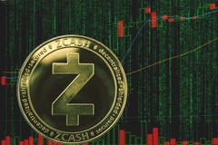 Συμβολικό cryptocurrency zec zcash στο υπόβαθρο του δυαδικών crypto κειμένου μητρών και του διαγράμματος τιμών στοκ φωτογραφίες Συμβολικό cryptocurrency zec zcash στο υπόβαθρο του δυαδικών crypto κειμένου μητρών και του διαγράμματος τιμών στοκ φωτογραφίες