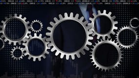 Συνδέοντας ρόδες εργαλείων, και επιχειρηματίας σχετικά με τη μεγάλη ρόδα εργαλείων Συνδέοντας ρόδες εργαλείων, και επιχειρηματίας σχετικά με τη μεγάλη ρόδα εργαλείων