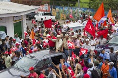 Συνάθροιση πολιτική καμπάνια της αντίθεσης στη Νικαράγουα στοκ εικόνες Συνάθροιση πολιτική καμπάνια της αντίθεσης στη Νικαράγουα στοκ εικόνες