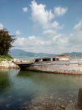 Συντρίμμια θαλασσίως στοκ φωτογραφία Συντρίμμια θαλασσίως στοκ φωτογραφία
