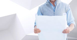 Σχέδιο εκμετάλλευσης κορμών αρχιτεκτόνων στο άσπρο και γκρίζο κλίμα στοκ φωτογραφίες με δικαίωμα ελεύθερης χρήσης Σχέδιο εκμετάλλευσης κορμών αρχιτεκτόνων στο άσπρο και γκρίζο κλίμα στοκ φωτογραφίες με δικαίωμα ελεύθερης χρήσης