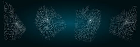 Σύνολο spiderweb που απομονώνεται ;; obweb διανυσματική απεικόνιση Σύνολο spiderweb που απομονώνεται ;; obweb διανυσματική απεικόνιση