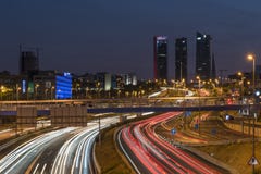 Τέσσερις πύργοι της Μαδρίτης στοκ φωτογραφία με δικαίωμα ελεύθερης χρήσης Τέσσερις πύργοι της Μαδρίτης στοκ φωτογραφία με δικαίωμα ελεύθερης χρήσης