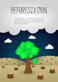Τα τελευταία υπόλοιπα δέντρα στο δάσος, deforestati ζητημάτων φύσης ελεύθερη απεικόνιση δικαιώματος Τα τελευταία υπόλοιπα δέντρα στο δάσος, deforestati ζητημάτων φύσης ελεύθερη απεικόνιση δικαιώματος