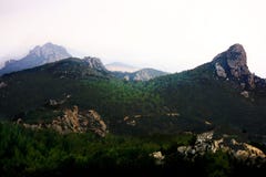 Τα τοπία βουνών Kantara, Τουρκία στοκ εικόνες Τα τοπία βουνών Kantara, Τουρκία στοκ εικόνες