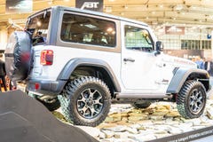 Τζιπ Wrangler Rubicon τέταρτης γενεάς, JL, πλαϊνό όχημα τετράτροχης κίνησης που κατασκευάζεται με το τζιπ στοκ εικόνα Τζιπ Wrangler Rubicon τέταρτης γενεάς, JL, πλαϊνό όχημα τετράτροχης κίνησης που κατασκευάζεται με το τζιπ στοκ εικόνα