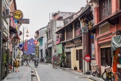 Τζωρτζτάουν, Penang/Μαλαισία - τον Οκτώβριο του 2015 circa: Παλαιές οδοί και αρχιτεκτονική της Τζωρτζτάουν, Penang, Μαλαισία στοκ φωτογραφίες Τζωρτζτάουν, Penang/Μαλαισία - τον Οκτώβριο του 2015 circa: Παλαιές οδοί και αρχιτεκτονική της Τζωρτζτάουν, Penang, Μαλαισία στοκ φωτογραφίες