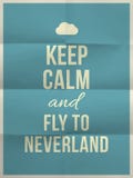 Τηρήστε την ήρεμη μύγα το απόσπασμα neverland διπλωμένος στο έγγραφο οκτώ textur απεικόνιση αποθεμάτων Τηρήστε την ήρεμη μύγα το απόσπασμα neverland διπλωμένος στο έγγραφο οκτώ textur απεικόνιση αποθεμάτων