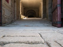Το εσωτερικό του ναπολεόντειου οχυρού/το Castle Foz κάνει Douro, Πόρτο, Πορτογαλία στοκ εικόνες Το εσωτερικό του ναπολεόντειου οχυρού/το Castle Foz κάνει Douro, Πόρτο, Πορτογαλία στοκ εικόνες