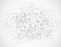 Το χέρι σύρει doodle τις αποδοχές analytics επιχειρησιακής χρηματοδότησης τραπεζών στοιχείων απεικόνιση αποθεμάτων Το χέρι σύρει doodle τις αποδοχές analytics επιχειρησιακής χρηματοδότησης τραπεζών στοιχείων απεικόνιση αποθεμάτων