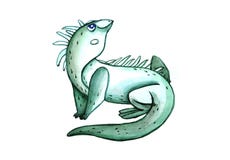 Το χαριτωμένο iguana watercolor, απομονωμένο αγαθό απεικόνισης για τα ενδύματα μωρών τυπώνει, ευχετήρια κάρτα παιδιών απεικόνιση αποθεμάτων Το χαριτωμένο iguana watercolor, απομονωμένο αγαθό απεικόνισης για τα ενδύματα μωρών τυπώνει, ευχετήρια κάρτα παιδιών απεικόνιση αποθεμάτων