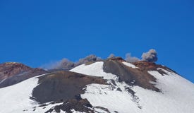 Τοποθετήστε Etna εκρήγνυται την άνοιξη Τοποθετήστε Etna εκρήγνυται την άνοιξη