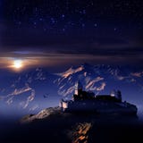 Τοποθετεί και Castle κάτω από τα αστέρια Τοποθετεί και Castle κάτω από τα αστέρια