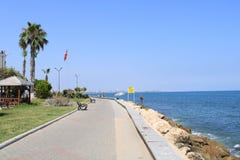 Τούρκος, Mersin Mezitli, στις 3 Ιουνίου, - 2019: Τουριστικές θέσεις και όμορφα σπίτια κοντά στη θάλασσα στοκ φωτογραφία Τούρκος, Mersin Mezitli, στις 3 Ιουνίου, - 2019: Τουριστικές θέσεις και όμορφα σπίτια κοντά στη θάλασσα στοκ φωτογραφία