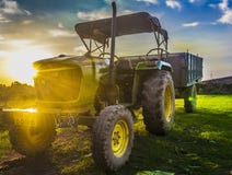Τρακτέρ John deere στοκ εικόνα με δικαίωμα ελεύθερης χρήσης Τρακτέρ John deere στοκ εικόνα με δικαίωμα ελεύθερης χρήσης
