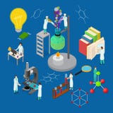 Τρισδιάστατη Isometric άποψη έννοιας επιστήμης χημική φαρμακευτική διάνυσμα απεικόνιση αποθεμάτων Τρισδιάστατη Isometric άποψη έννοιας επιστήμης χημική φαρμακευτική διάνυσμα απεικόνιση αποθεμάτων