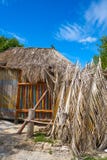 Τροπική καλύβα καμπινών νησιών Holbox στο Μεξικό στοκ εικόνες Τροπική καλύβα καμπινών νησιών Holbox στο Μεξικό στοκ εικόνες