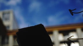 Τρόπος ζωής: όμορφες νέες καθαρίζοντας math επιχειρησιακές γραφικές παραστάσεις γυναικών από το γυαλί με το μπλε ουρανό, ουρανοξύ φιλμ μικρού μήκους Τρόπος ζωής: όμορφες νέες καθαρίζοντας math επιχειρησιακές γραφικές παραστάσεις γυναικών από το γυαλί με το μπλε ουρανό, ουρανοξύ φιλμ μικρού μήκους